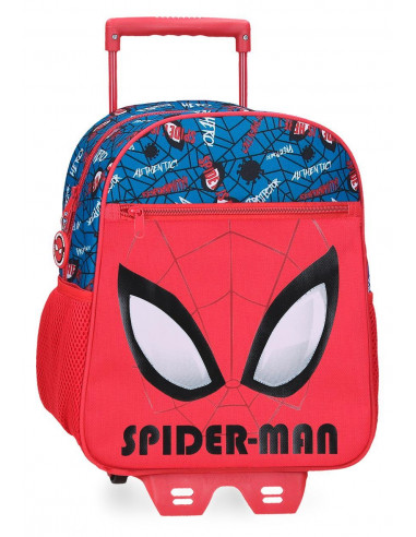 42522T1 ADAPT. BACKPACK 33CM.W/TROLLEY SPIDERMAN AUTHENTIC